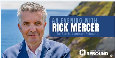 Rick Mercer at Sarnia Lambton Rebound fundraising event